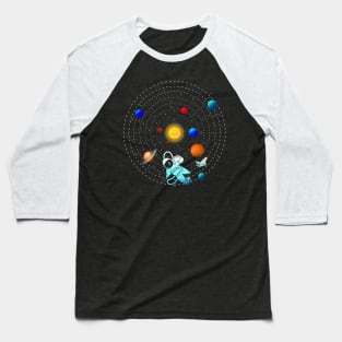 Space travel Baseball T-Shirt